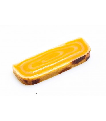 Turrón de Rajalmendra de yema y chocolate
