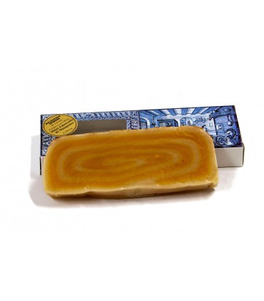 Turrón de Rajalmendra de yema y chocolate